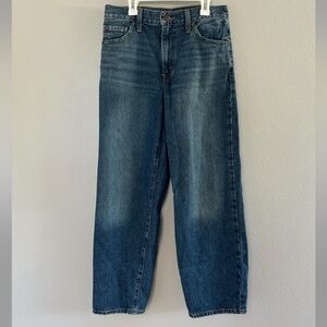 levi’s blue washed straight leg jeans